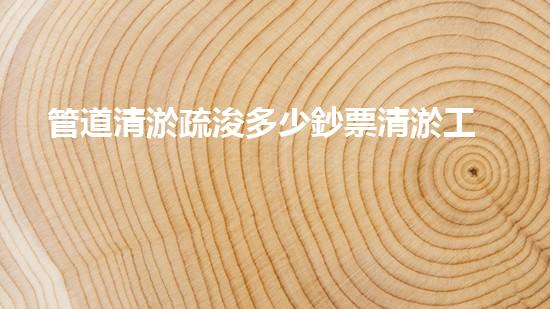 管道清淤疏浚多少鈔票清淤工程的最終揭秘！如何選擇最佳清淤技術(shù)和設(shè)備？